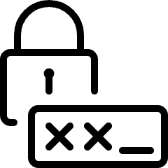 Password Lock Icon from Ultimate Light Set