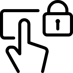 Touch Password Lock Icon from Ultimate Light Set