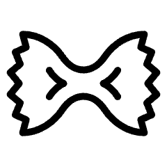 Pasta Farfalle Icon from Ultimate Light Set