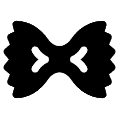 Pasta Farfalle Icon from Ultimate Bold Set