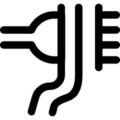 Pasta Fork Icon from Ultimate Regular Set