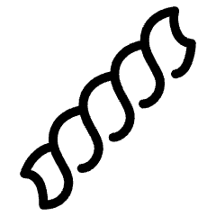 Pasta Fusili Icon from Ultimate Light Set