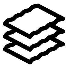 Pasta Lasagne Icon from Ultimate Regular Set