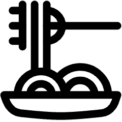 Spaghetti Bowl Icon from Ultimate Regular Set