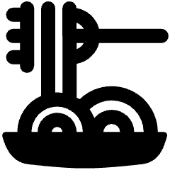 Spaghetti Bowl Icon from Ultimate Bold Set
