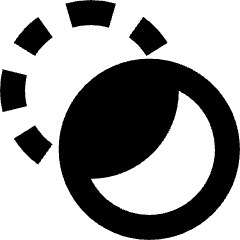 Pathfinder Circle Crop Icon from Sharp Solid Set