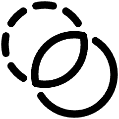 Pathfinder Circle Crop Icon from Plump Line Set