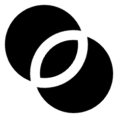 Pathfinder Circle Divide Icon from Sharp Solid Set