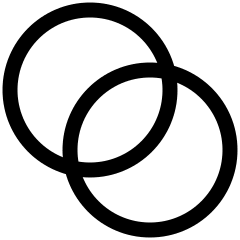 Pathfinder Circle Divide Icon from Plump Line Set