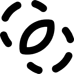 Pathfinder Circle Intersect Icon from Micro Line Set