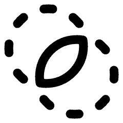Pathfinder Circle Intersect Icon from Core Line Set