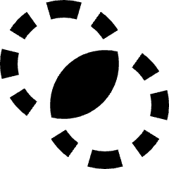 Pathfinder Circle Intersect Icon from Sharp Remix Set