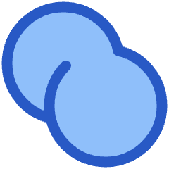 Pathfinder Circle Merge Icon from Plump Duo Set