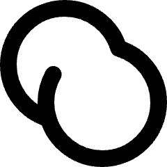 Pathfinder Circle Merge Icon from Micro Line Set