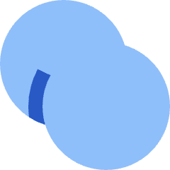 Pathfinder Circle Merge Icon from Sharp Flat Set