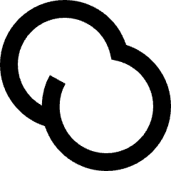 Pathfinder Circle Merge Icon from Sharp Remix Set