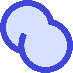 Pathfinder Circle Merge Icon from Sharp Duo Set