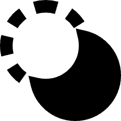 Pathfinder Circle Minus Back 2 Icon from Sharp Remix Set