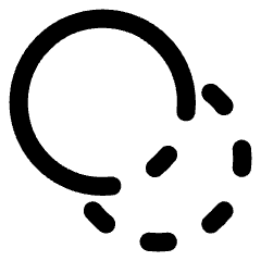 Pathfinder Circle Minus Front 2 Icon from Core Line Set