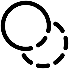 Pathfinder Circle Minus Front 2 Icon from Plump Line Set