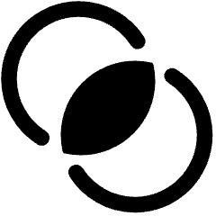 Pathfinder Circle Outline Icon from Plump Solid Set