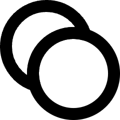 Pathfinder Circle Trim Icon from Micro Line Set