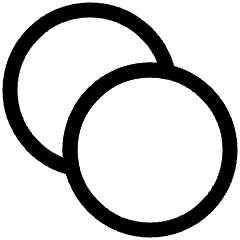 Pathfinder Circle Trim Icon from Plump Line Set