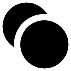 Pathfinder Circle Trim Icon from Core Solid Set