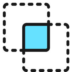 Pathfinder Intersect Icon from Ultimate Colors Set