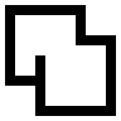 Pathfinder Merge Icon from Sharp Line Set