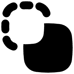 Pathfinder Minus Back 1 Icon from Flex Solid Set