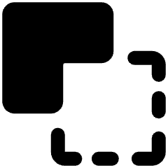 Pathfinder Minus Front Icon from Ultimate Bold Set