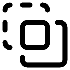 Pathfinder Square Crop Icon from Core Line Set
