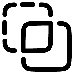 Pathfinder Square Crop Icon from Plump Line Set