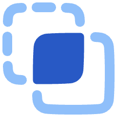 Pathfinder Square Crop Icon from Plump Flat Set