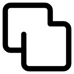 Pathfinder Square Merge Icon from Core Line Set