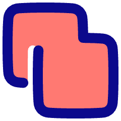 Pathfinder Square Merge Icon from Plump Pop Set