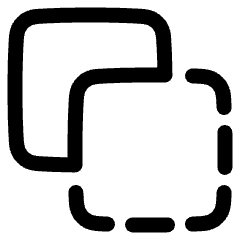 Pathfinder Square Minus Front 1 Icon from Plump Line Set