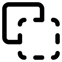 Pathfinder Square Minus Front 1 Icon from Core Line Set