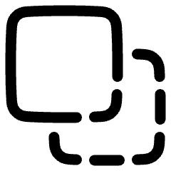 Pathfinder Square Minus Front 2 Icon from Plump Line Set