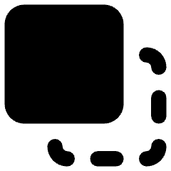 Pathfinder Square Minus Front 2 Icon from Core Remix Set