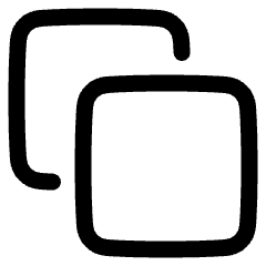 Pathfinder Square Trim Icon from Plump Line Set