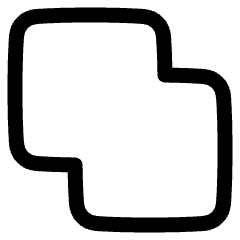 Pathfinder Square Union Icon from Plump Line Set