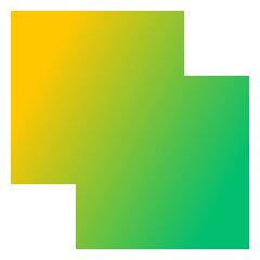 Pathfinder Union Icon from Sharp Gradient Set