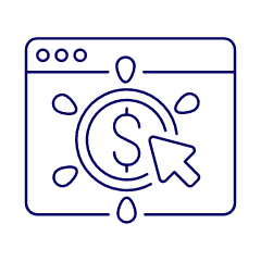Click Revenue Browser 1 Illustration from UX Line Set