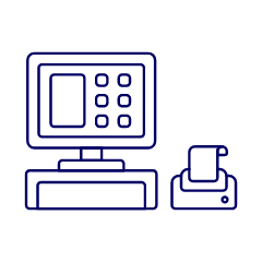 Cashier Closed Illustration from UX Line Set