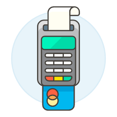 Credit Card Reader 2 Illustration from UX Colors Set