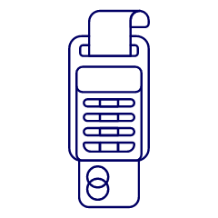 Credit Card Reader 2 Illustration from UX Line Set