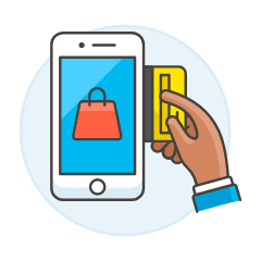 Online Purchase 3 Illustration from UX Colors Set
