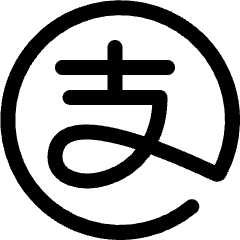 Alipay Logo Icon from Ultimate Regular Set